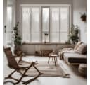 Cozyor Makramee Vorhang 132 x 200 cm Boho Weiß Bild 5