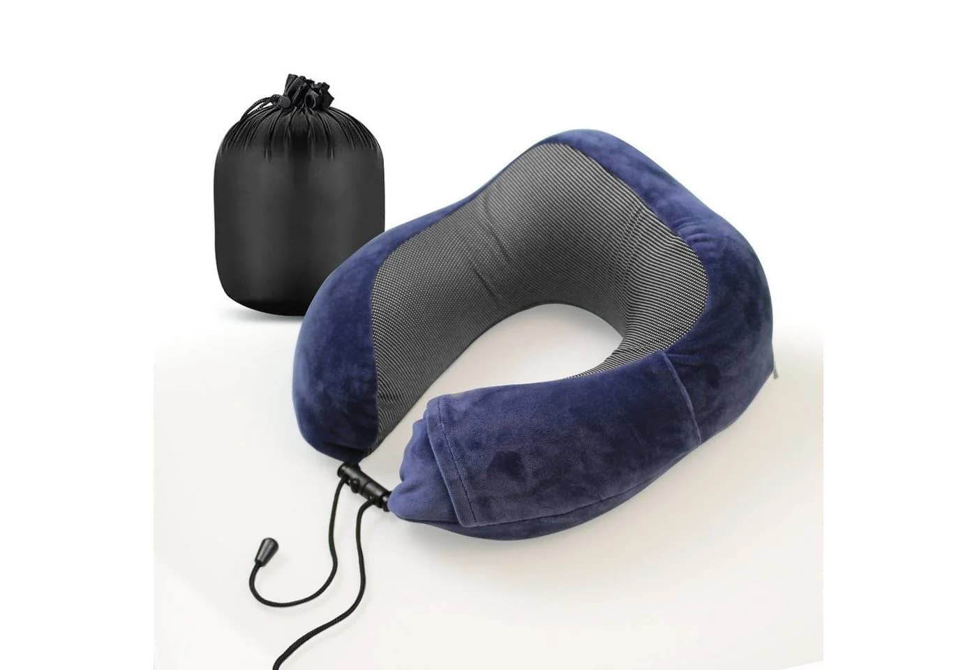 Cozyor Nackenkissen Memory Schaum Dunkelblau mit Tasche - Bild 2