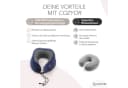 Cozyor Nackenkissen Memory Schaum Dunkelblau mit Tasche Bild 4