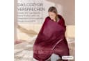 Cozyor Wohndecke XL Kuscheldecke Sherpa Bordeaux Rot Bild 5