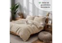 Cozyor Kuschelbettwäsche 3-teilig Beige Mikrofaser Flanell Teddy Bild 1