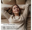 Cozyor Kuschelbettwäsche 3-teilig Beige Mikrofaser Flanell Teddy Bild 3