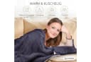 Cozyor Wohndecke Kuscheldecke XL warm Sherpa Anthrazit Bild 3