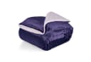 Cozyor Wohndecke Kuscheldecke XL warm Sherpa Dunkelblau Bild 2