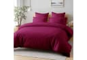 Cozyor Bettwäsche Allergiker Mikrofaser Bordeaux-Rot 3-teilig Bild 2