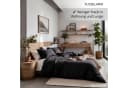 Cozyor Bettwäsche Allergiker Schwarz Mikrofaser 3-teilig Extra Weich Bild 3