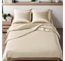 Cozyor Wendebettwäsche Satin & Mikrofaser Beige 3-teilig Bild 2