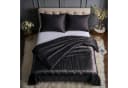 Cozyor Wendebettwäsche Schwarz Satin & Mikrofaser 3-teilig Bild 2