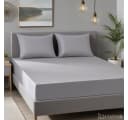 Cozyor Spannbettlaken 2er Set weich Mikrofaser hellgrau Moonlight Bild 2