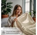 Cozyor Bettwäsche Satin Glänzend Beige Driftwood 3-teilig Bild 1