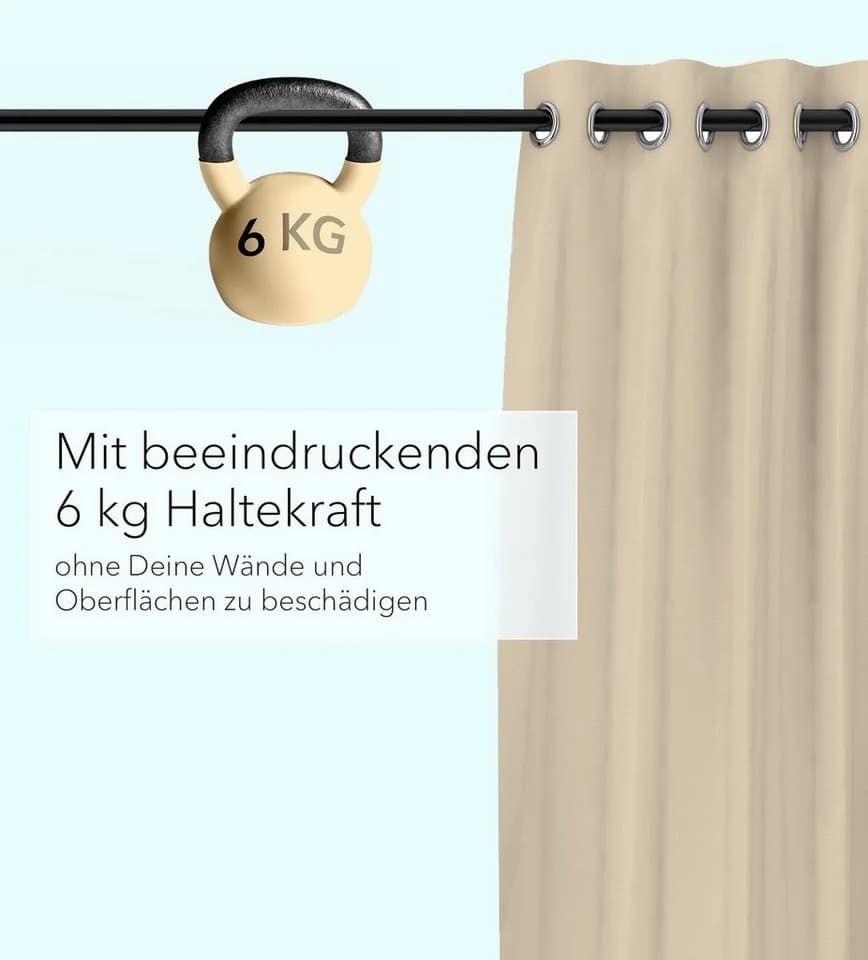 Cozyor Makramee Vorhang Weiß mit Klemmstange - Bild 5