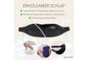 Cozyor Reisekissen und Reisedecke 2-in-1 Schwarz mit Schlafmaske Bild 4