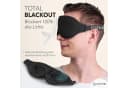 Cozyor Nackenkissen Memory Schwarz mit Schlafmaske & Tasche Bild 1