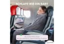Cozyor 2-in-1 Reisedecke & Reisekissen Hellgrau Flanell Bild 1