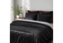 Cozyor Kuschelbettwäsche Schwarz Mikrofaser Flanell 3-teilig Bild 2
