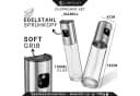 LINFELDT Ölspender 2er Set Edelstahl Glas mit Pinsel & Trichter Bild 3