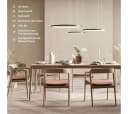 Neona LED Deckenleuchte CAECILIA Schwarz Dimmbar Fernbedienung Bild 1