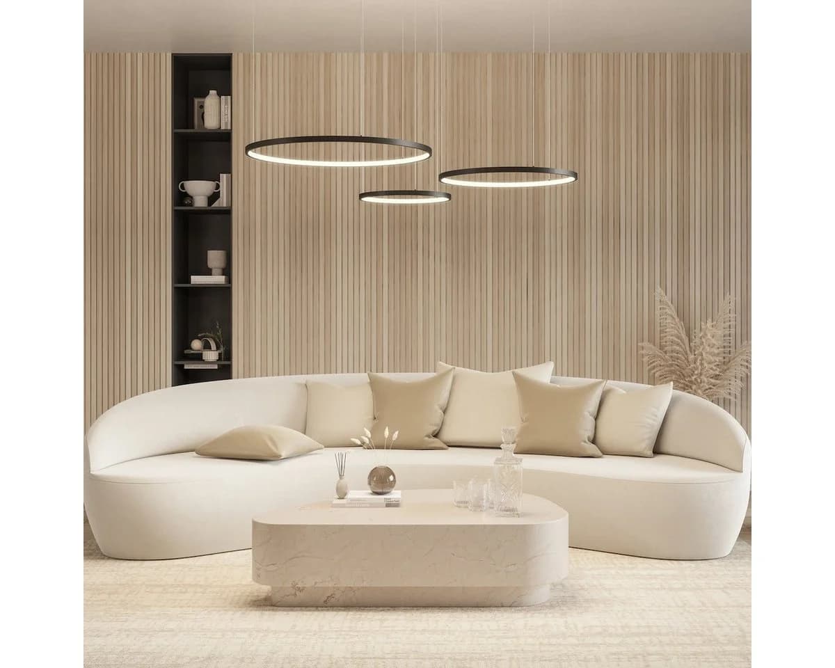 Neona LED Deckenleuchte CAECILIA Schwarz Dimmbar Fernbedienung - Bild 5