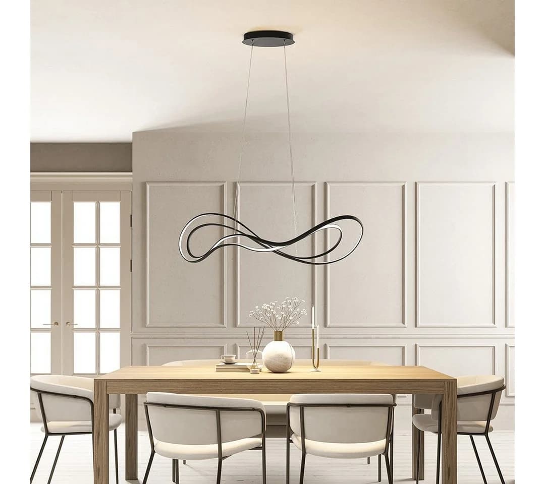 Neona LED Deckenleuchte AURORA Schwarz LED fest integriert Warmweiß - Bild 2