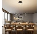 Neona LED Deckenleuchte AURORA Schwarz LED fest integriert Warmweiß Bild 3