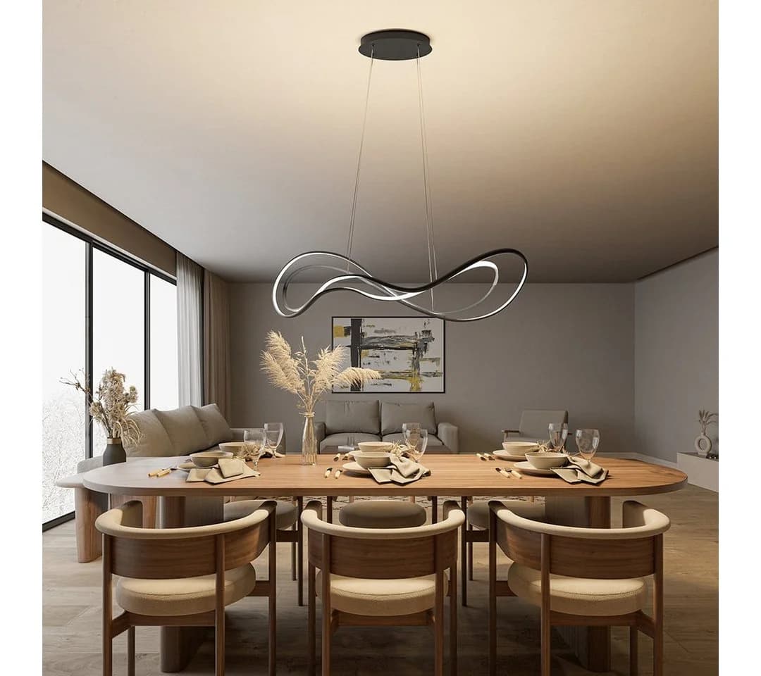 Neona LED Deckenleuchte AURORA Schwarz LED fest integriert Warmweiß - Bild 3