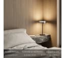 Neona LED Tischleuchte ASTERIA Schwarz Chrom Dimmbar Bild 1