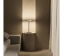 Neona LED Tischleuchte ASTERIA Schwarz Chrom Dimmbar Bild 3