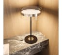 Neona LED Tischleuchte ASTERIA Schwarz Chrom Dimmbar Bild 4