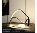 Neona LED Tischleuchte HERA Schwarz Dimmbar Touch Bild 1