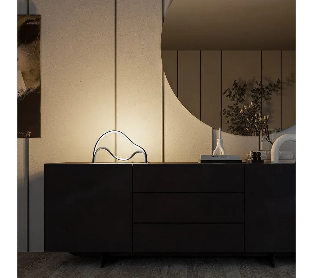 Neona LED Tischleuchte HERA Schwarz Dimmbar Touch - Bild 3