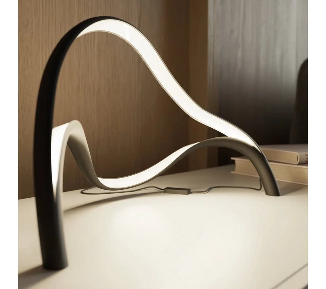 Neona LED Tischleuchte HERA Schwarz Dimmbar Touch - Bild 5