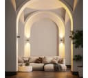 Neona LED Wandleuchte PONTOS Schwarz Chrom Dimmbar Bild 2