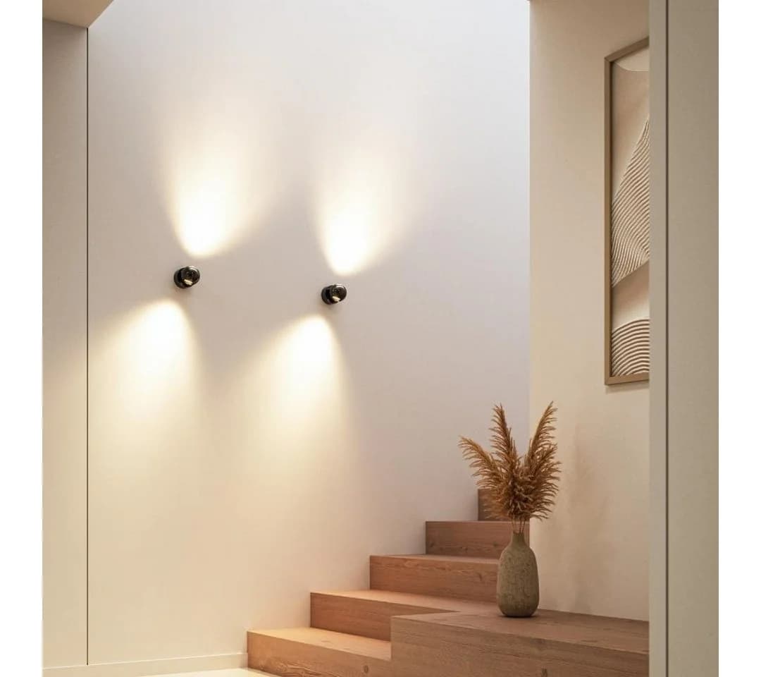 Neona LED Wandleuchte PONTOS Schwarz Chrom Dimmbar - Bild 3