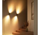 Neona LED Wandleuchte PONTOS Schwarz Chrom Dimmbar Bild 4