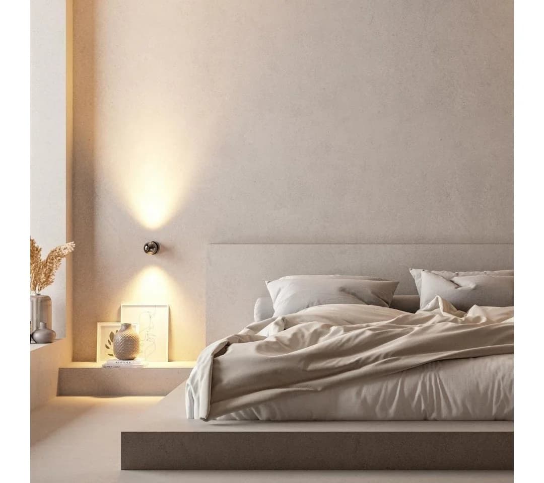Neona LED Wandleuchte PONTOS Schwarz Chrom Dimmbar - Bild 5
