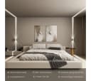 Neona LED Deckenleuchte SPECTRA Weiß Warmweiß Aluminium Bild 1