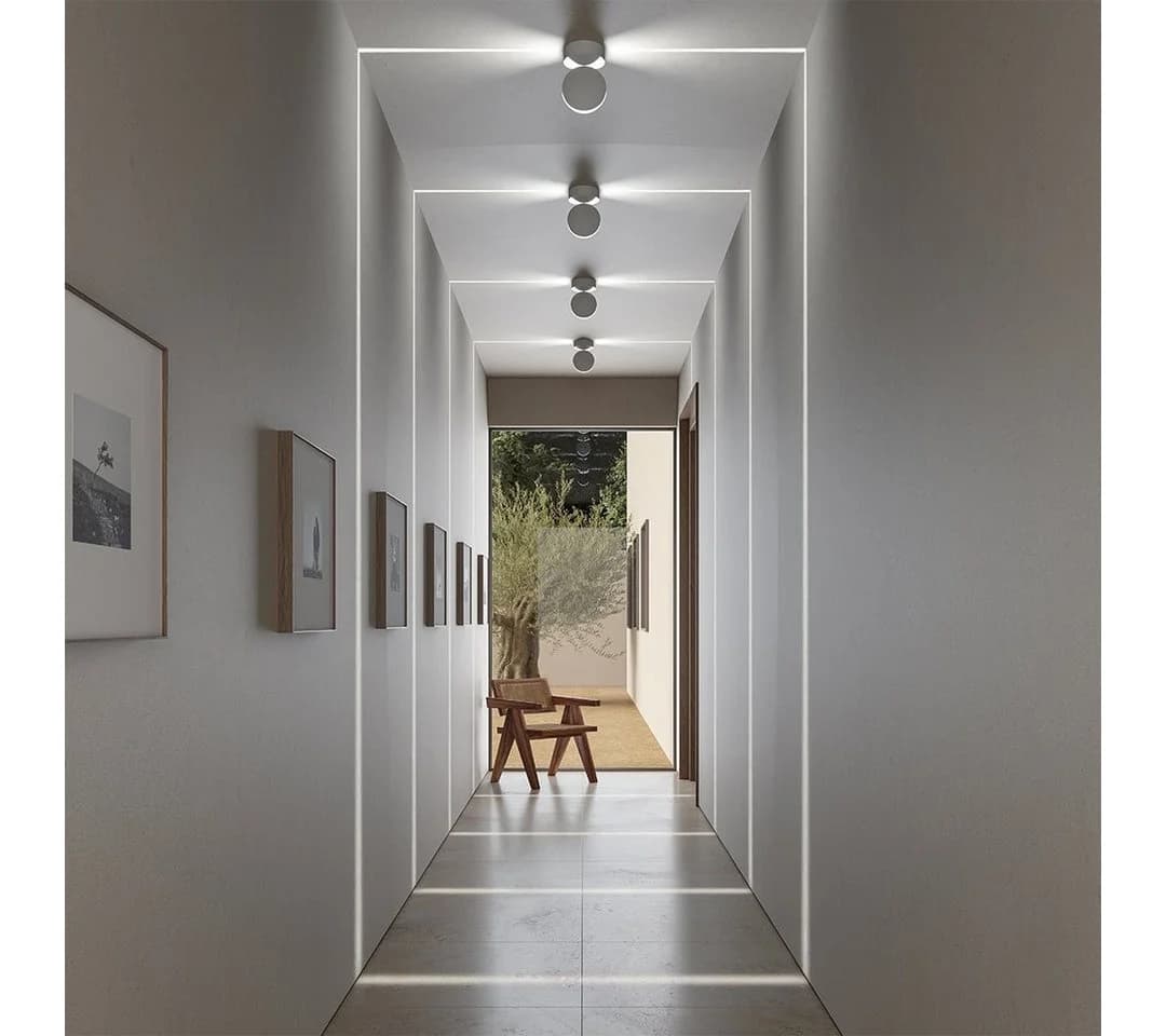 Neona LED Deckenleuchte SPECTRA Weiß Warmweiß Aluminium - Bild 2
