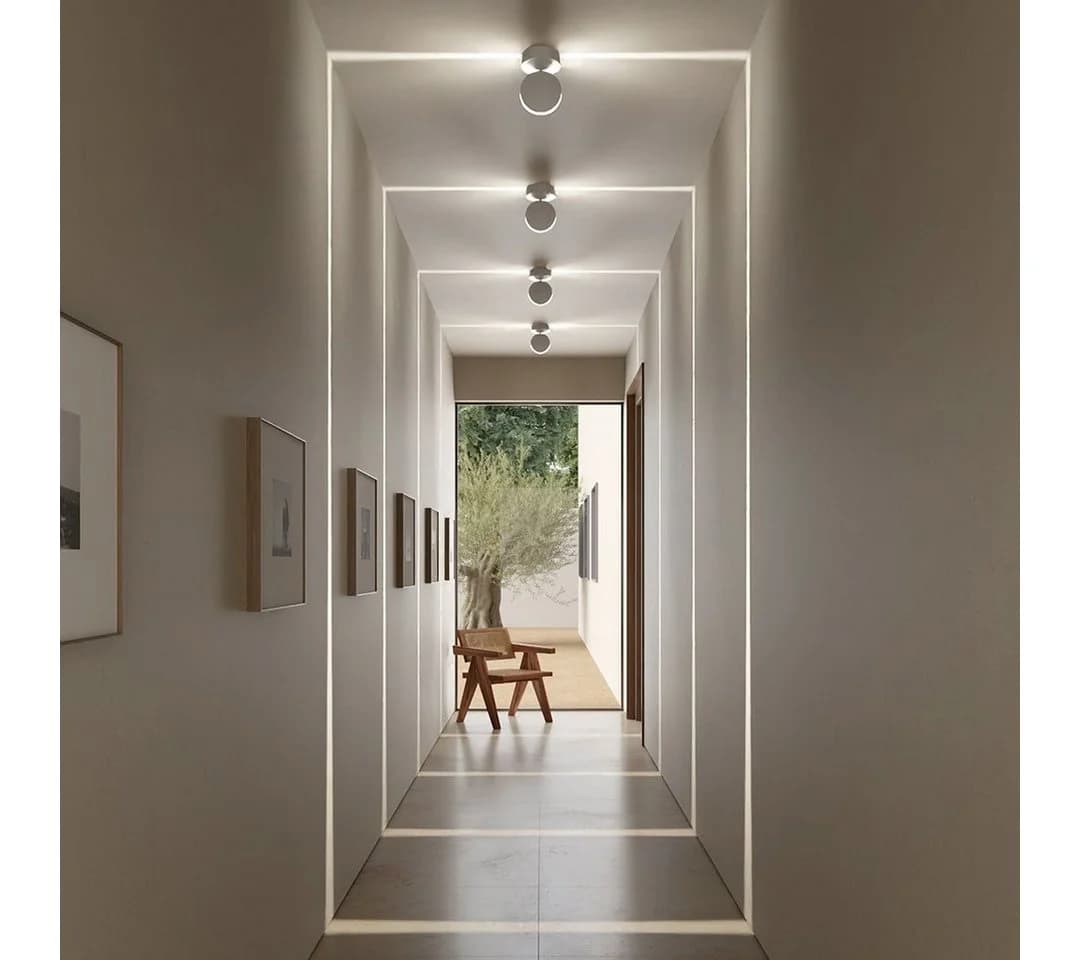 Neona LED Deckenleuchte SPECTRA Weiß Warmweiß Aluminium - Bild 5