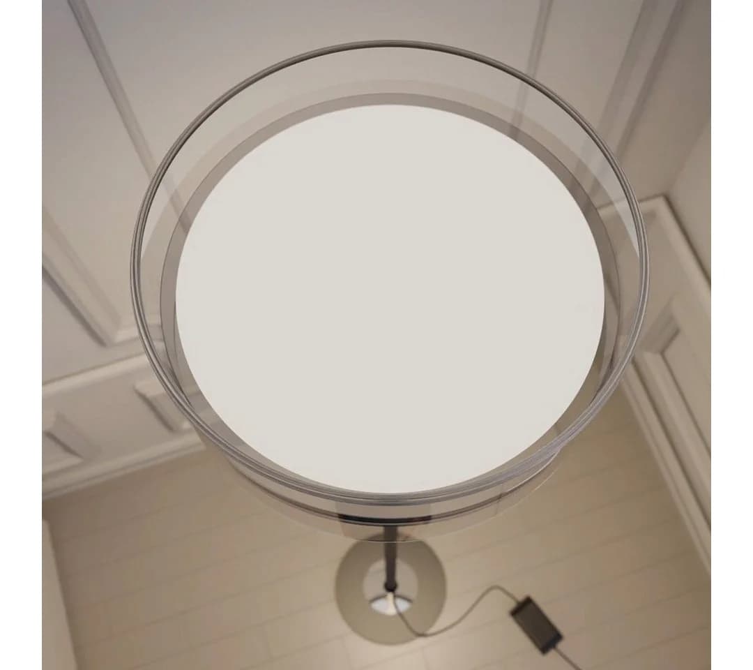 Neona LED Stehlampe THEIA Schwarz Chrom LED fest integriert Warmweiß - Bild 4