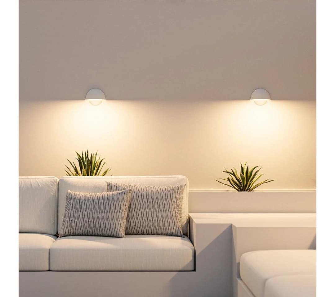 Neona LED Wandleuchte ORION Weiß, fest integriert, Warmweiß - Bild 4