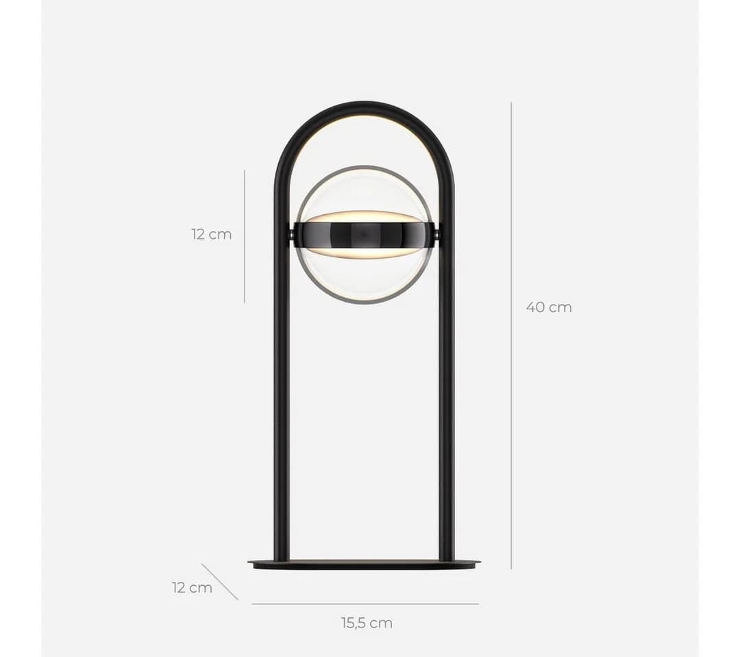 Neona LED Deckenleuchte LIVA Dimmbar Touch Warmweiß Schwarz - Bild 5