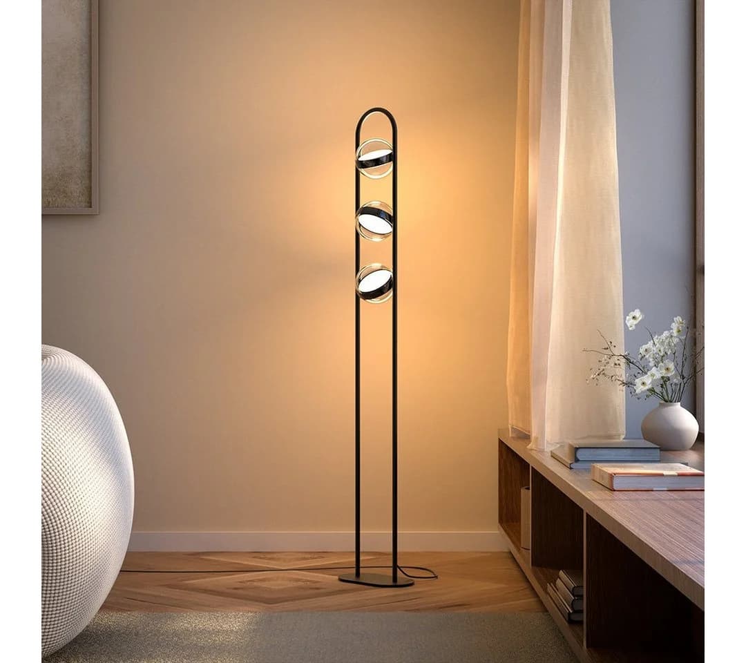 Neona LED Deckenleuchte VIVA Dimmbar Schwarz Warmweiß - Bild 3