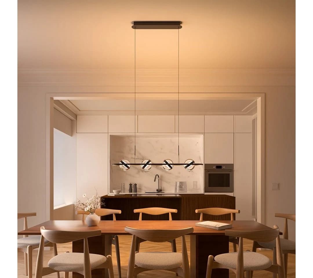Neona LED Deckenleuchte RIVA Schwarz Dimmbar Modern - Bild 2