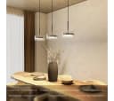Neona LED Deckenleuchte SOLANA Dimmbar Warmweiß Chrom Schwarz Bild 1