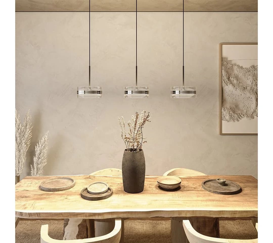 Neona LED Deckenleuchte SOLANA Dimmbar Warmweiß Chrom Schwarz - Bild 3