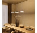 Neona LED Deckenleuchte SOLANA Dimmbar Warmweiß Chrom Schwarz Bild 4