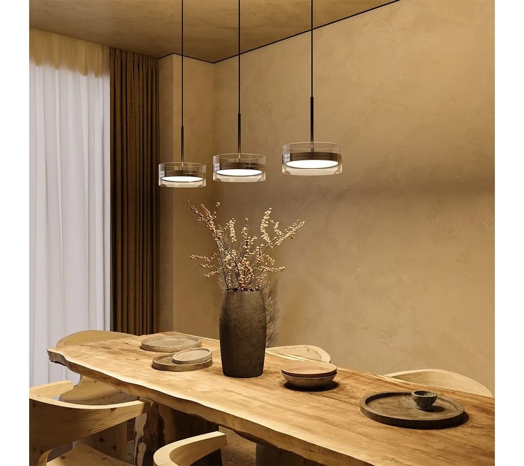 Neona LED Deckenleuchte SOLANA Dimmbar Warmweiß Chrom Schwarz - Bild 4
