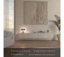 Neona LED Tischleuchte Lumio Schwarz chrom Dimmbar Touch Bild 1