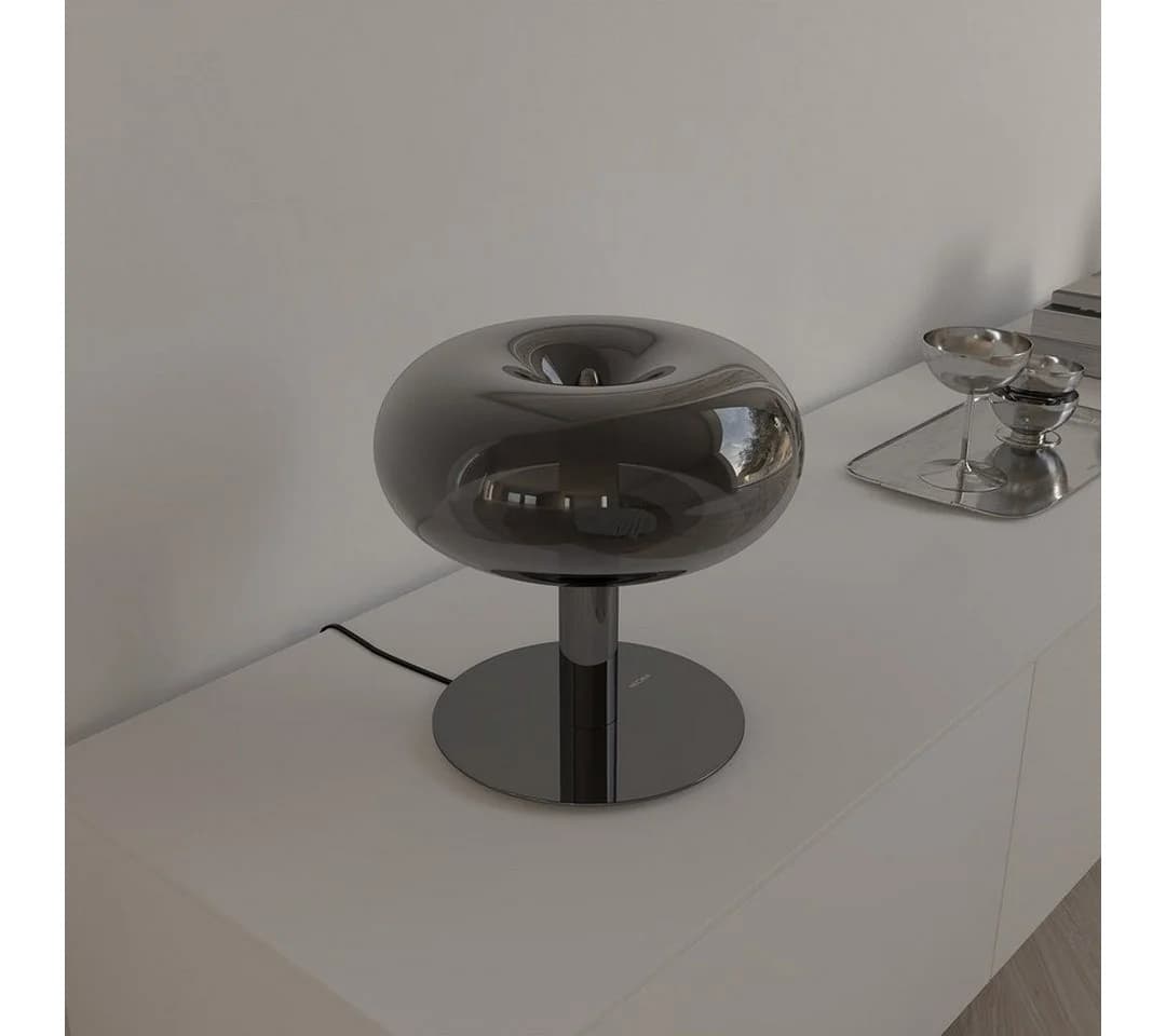 Neona LED Tischleuchte Lumio Schwarz chrom Dimmbar Touch - Bild 4