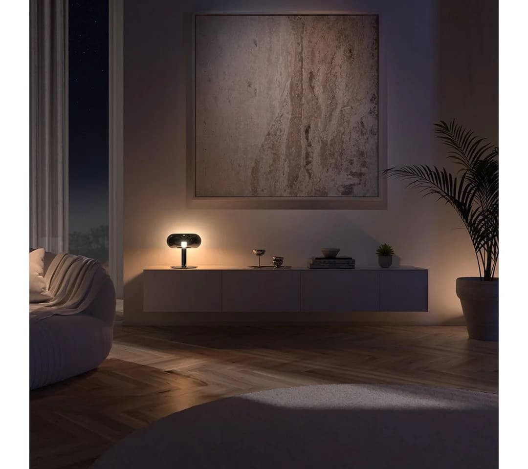 Neona LED Tischleuchte Lumio Schwarz chrom Dimmbar Touch - Bild 5